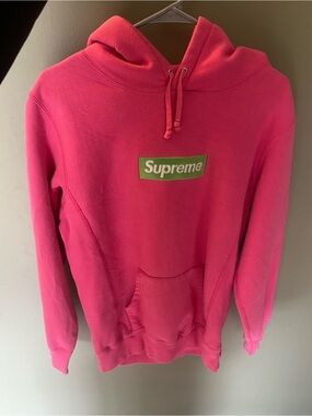 Supreme Pink Hoodie men medium